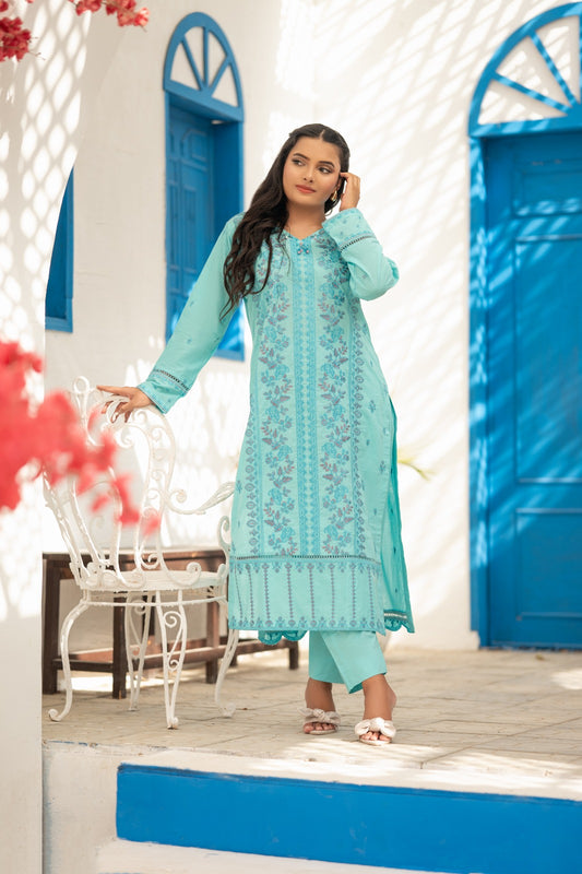 Daffodils 2 Piece Lawn Ready To Wear