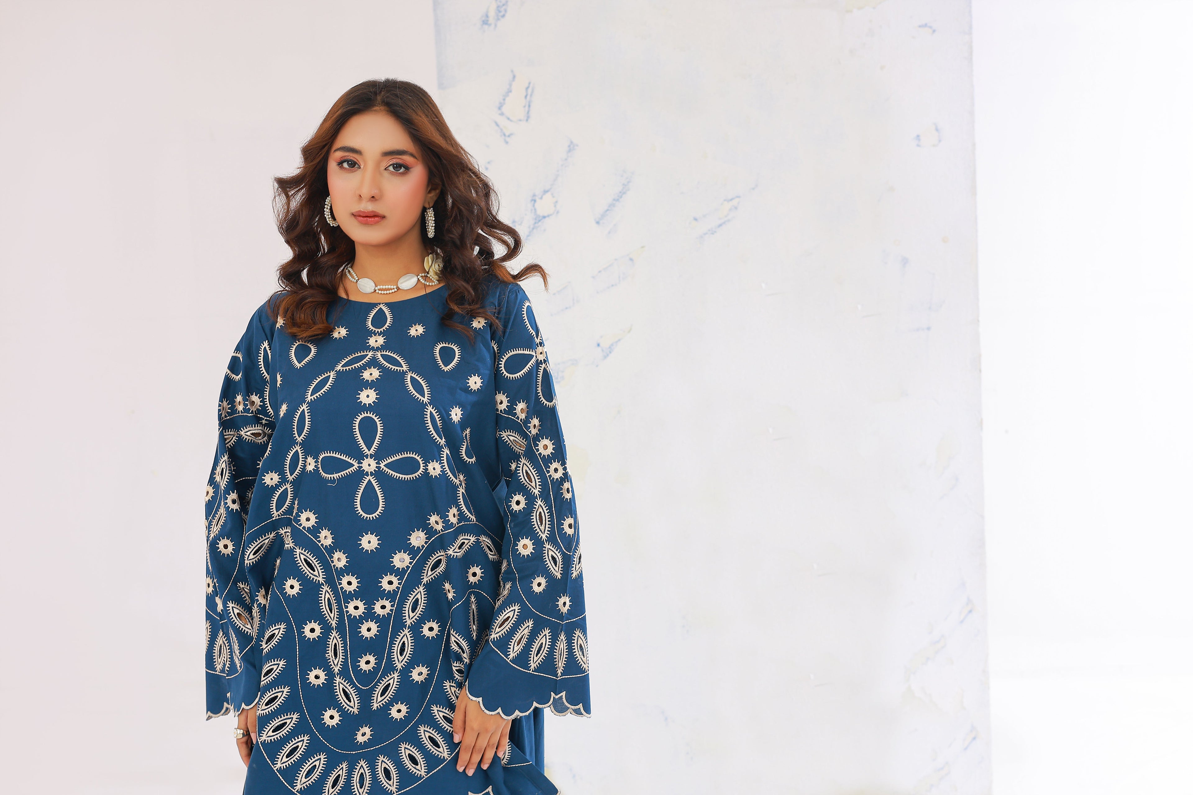 Tulips  02 Pcs Lawn Co-ords Sets Ready To Wear